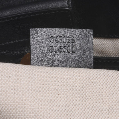Gucci Leather Medium GG Running Tote Black 7 of 7