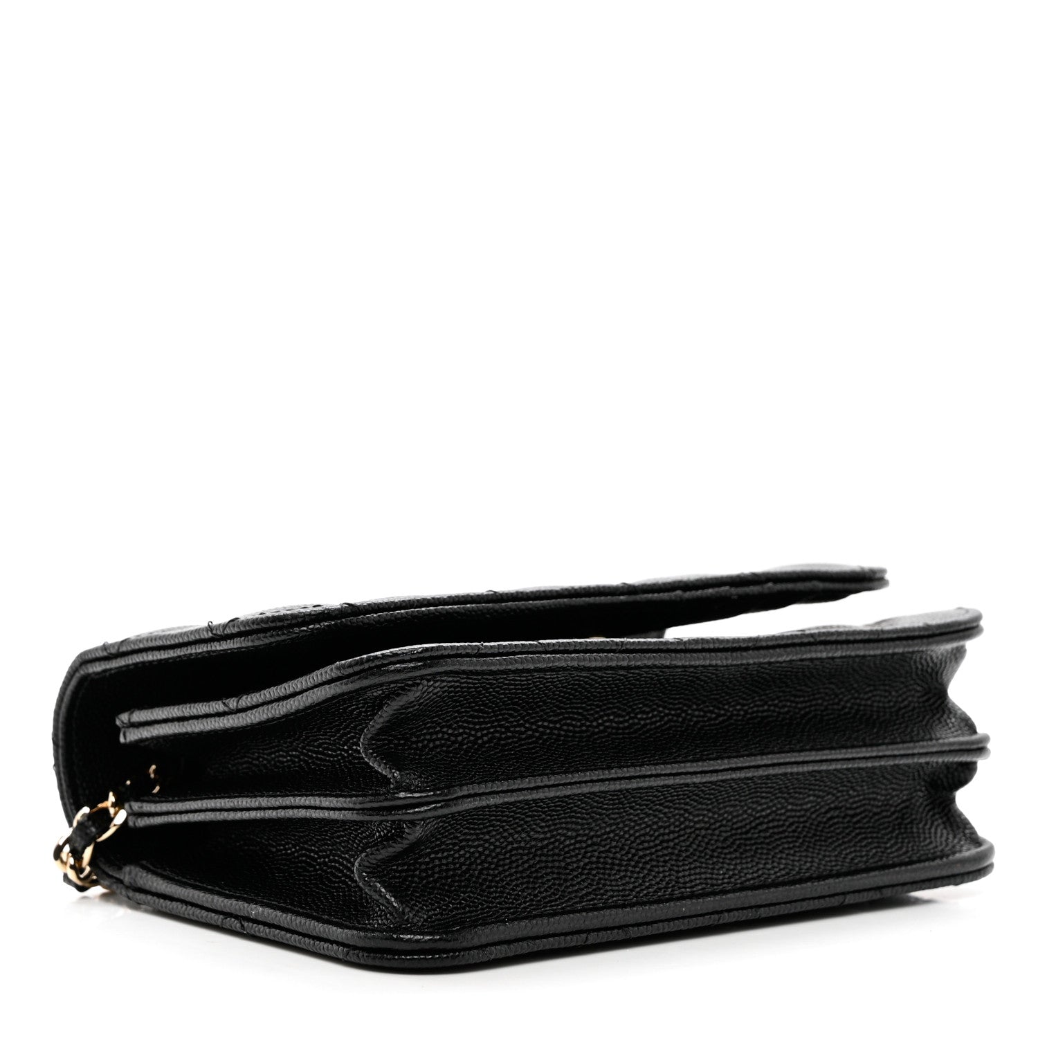 Chanel Caviar Quilted Mini Wallet On Chain WOC Black 4 of 8