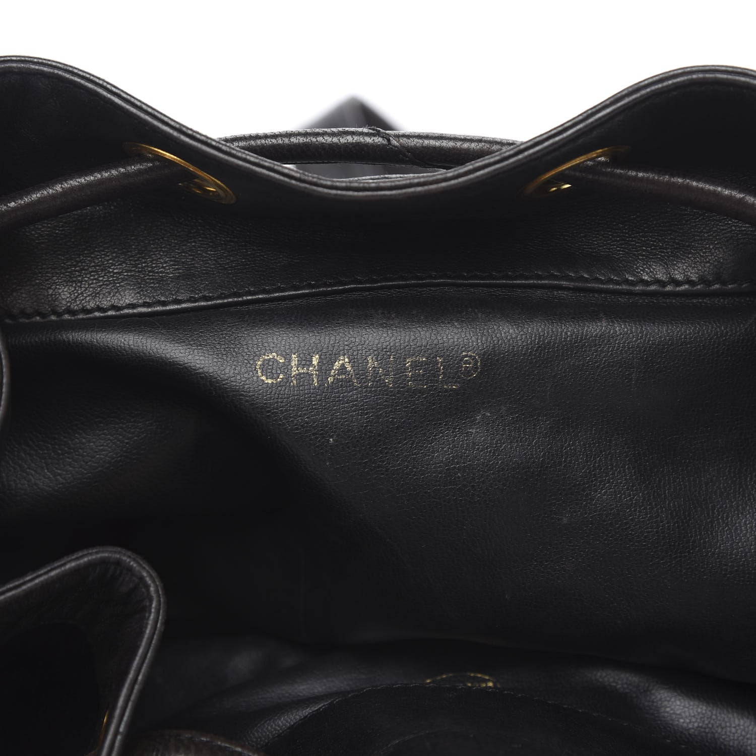 Chanel Velvet Drawstring Backpack Black 6 of 13