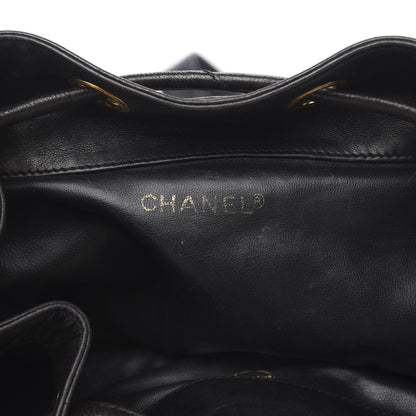 Chanel Velvet Drawstring Backpack Black 6 of 13