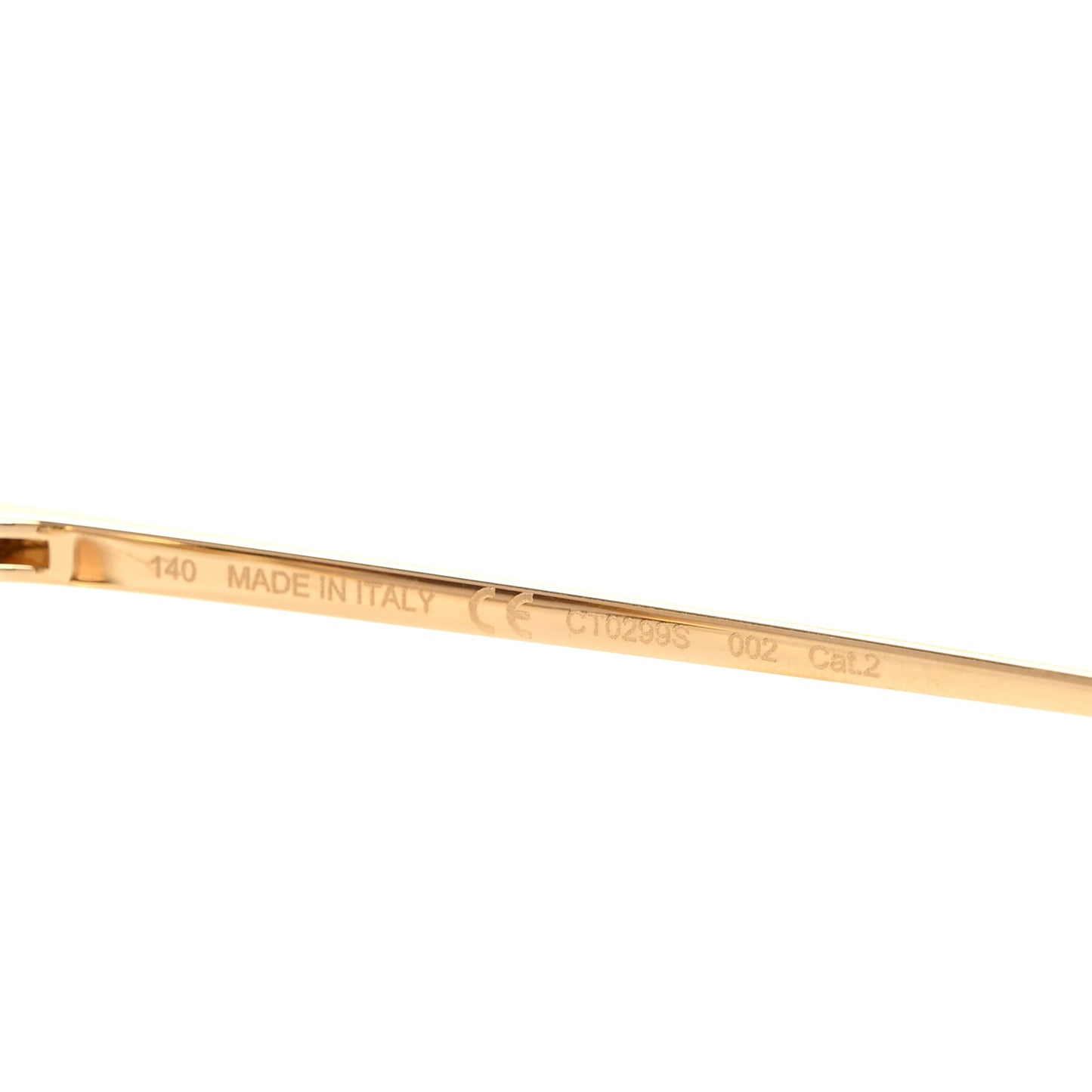 Panthere de Cartier Sunglasses CT0299S Gold Black