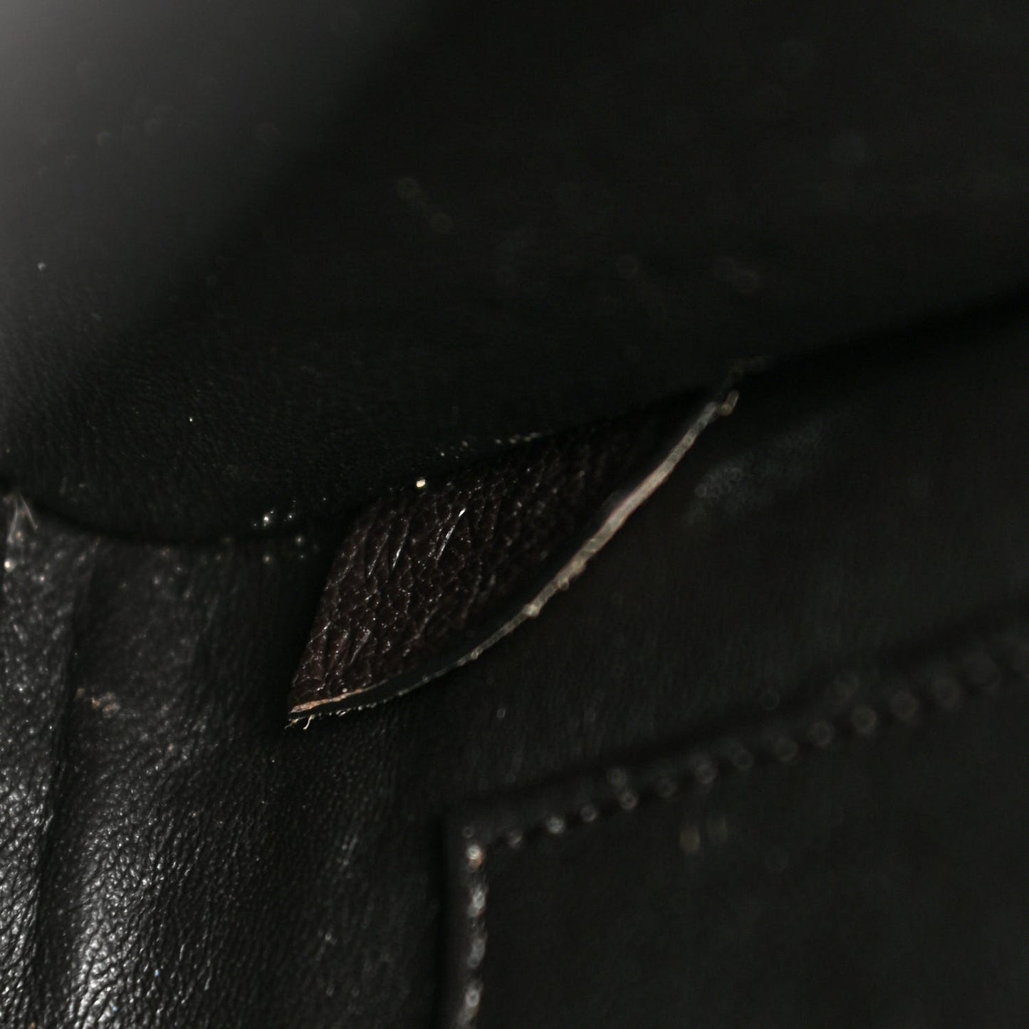 Goatskin Nano Luggage Dark Taupe