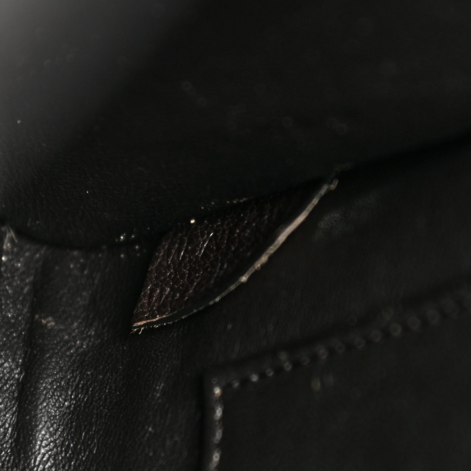 Celine Goatskin Nano Luggage Dark Taupe 9 of 10