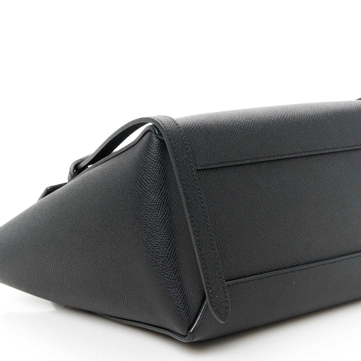 Grained Calfskin Micro Belt Bag Black