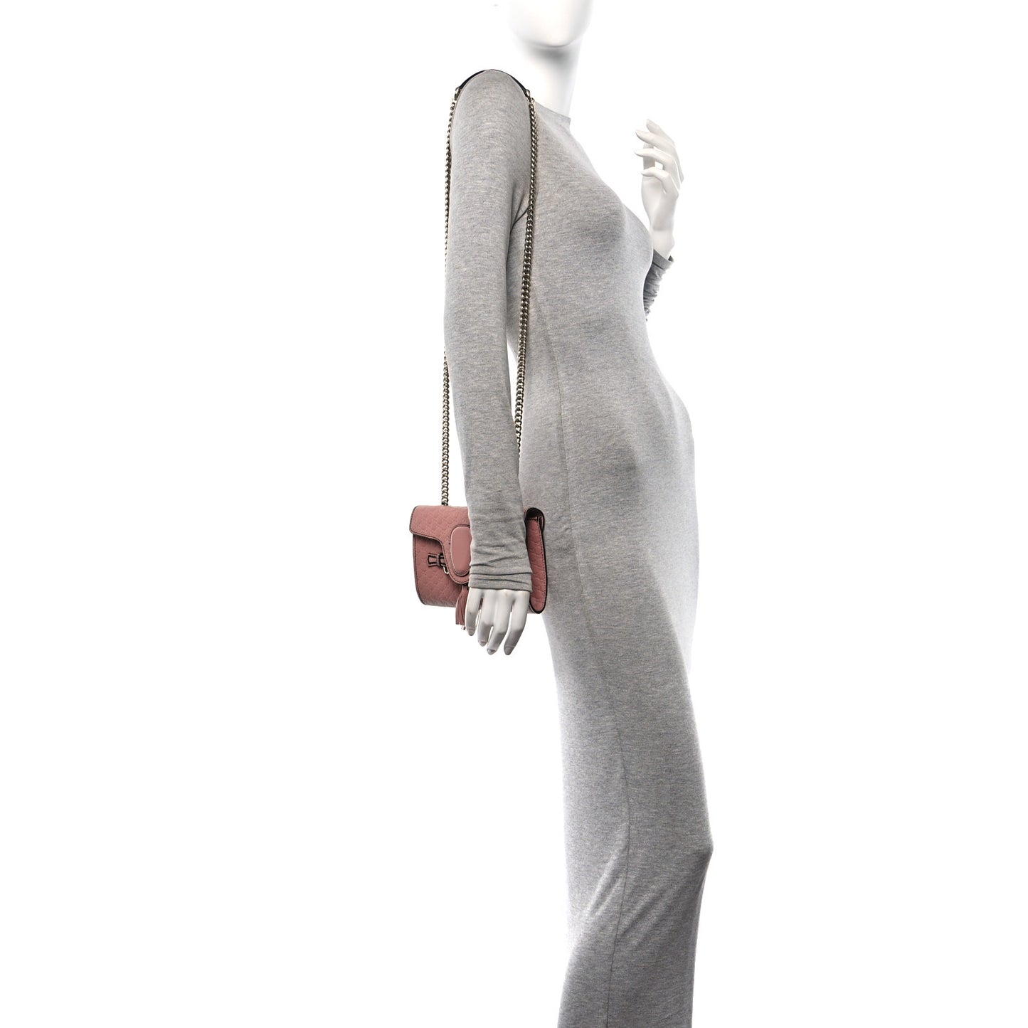 Microguccissima Mini Emily Shoulder Bag Soft Pink