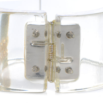 Chanel Lucite Crystal Cuff Transparent 5 of 5
