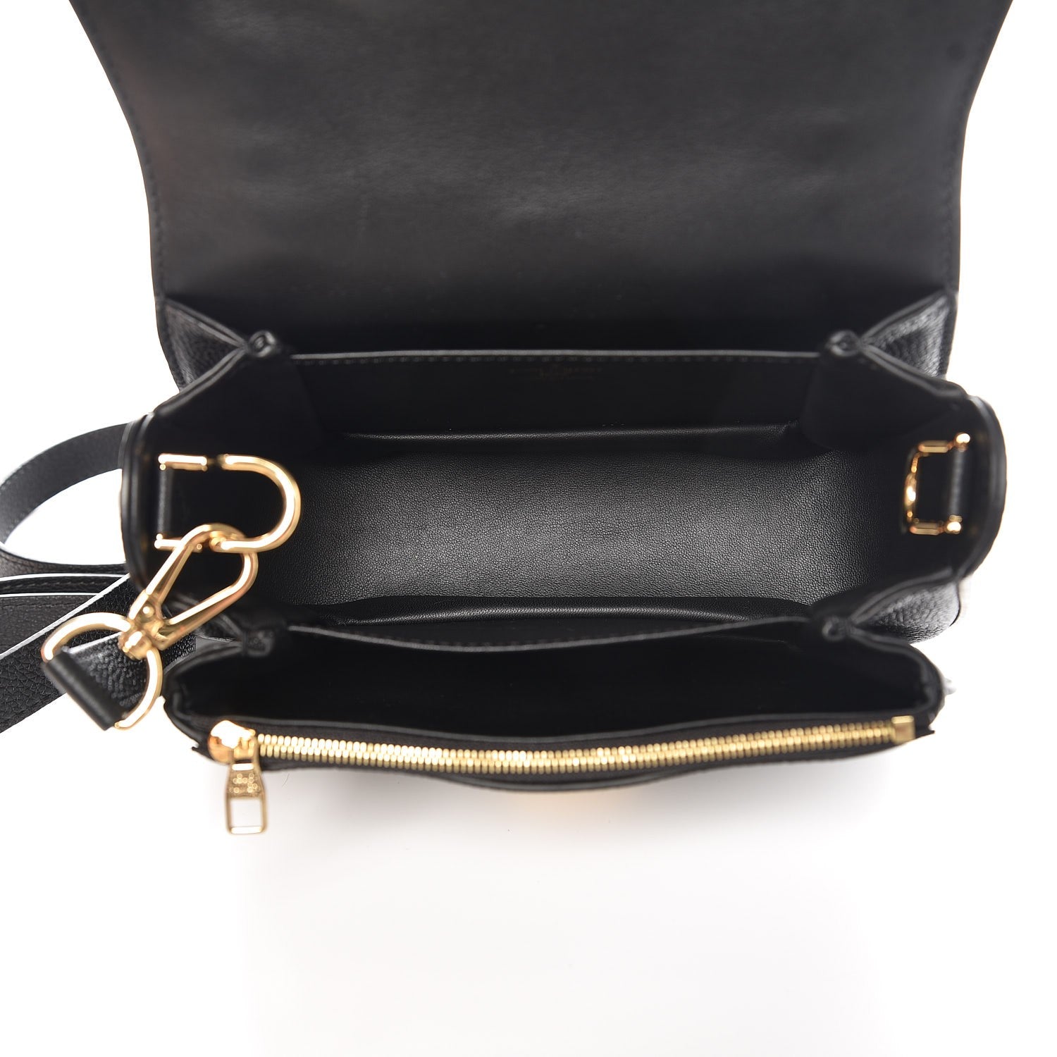 Louis Vuitton Grained Calfskin Vivienne NM Black 5 of 7