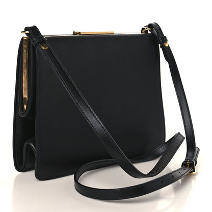 Prada Saffiano City Calfskin Light Frame Bag Black 3 of 8