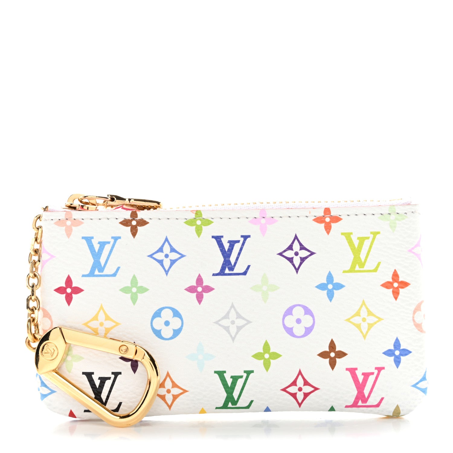 Louis Vuitton LV X TM Monogram Multicolor Key Pouch White 1 of 8