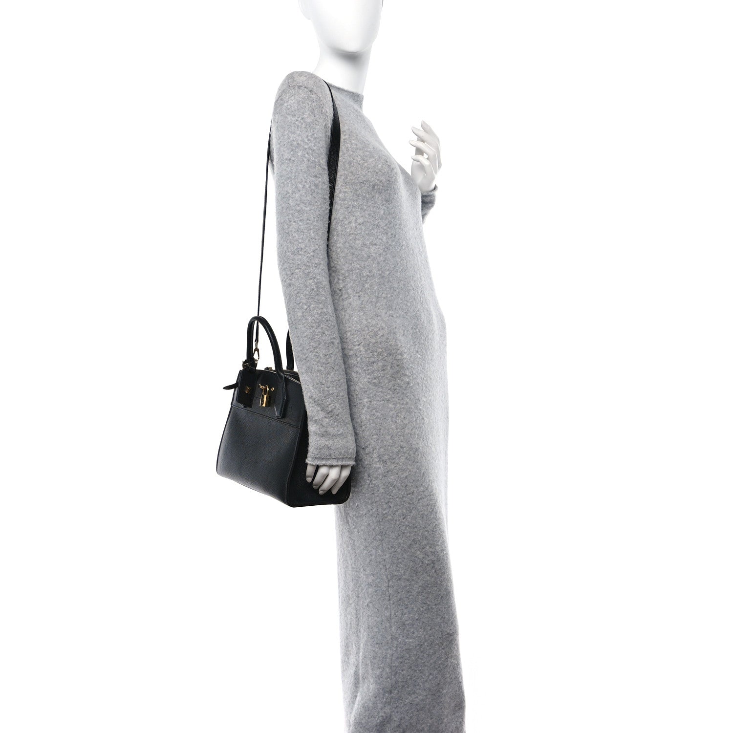 Louis Vuitton Taurillon City Steamer PM Black 2 of 11