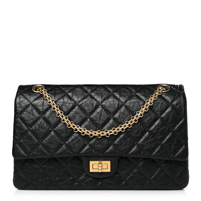 Chanel Aged Calfskin Quilted 2.55 Reissue 226 Flap Black 1 of 10