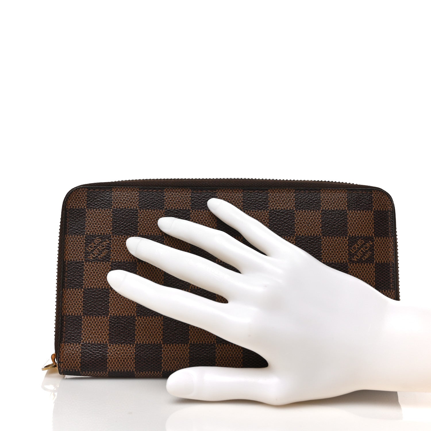 Louis Vuitton Damier Ebene Zippy Organizer Wallet 2 of 6