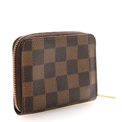 Louis Vuitton Damier Ebene Zippy Coin Purse 3 of 6