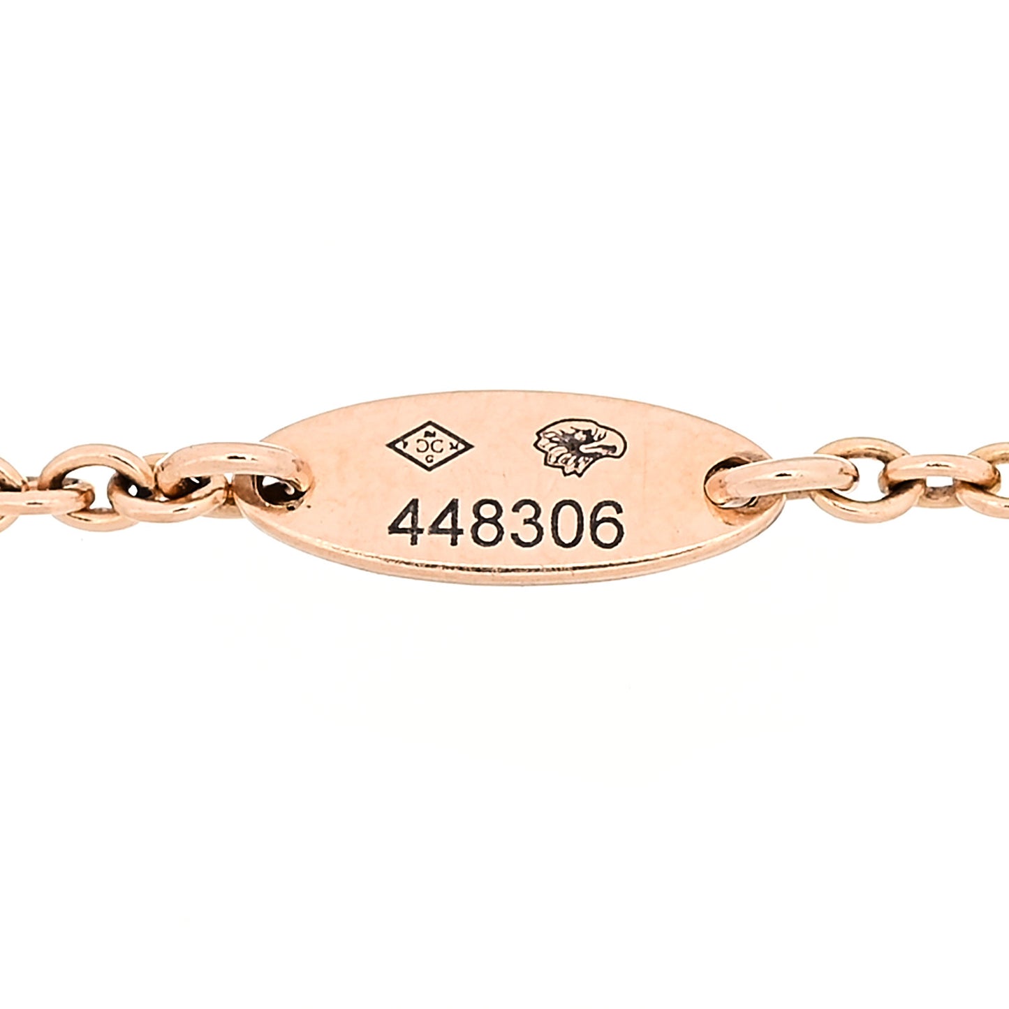 18K Rose Gold Diamond Pink Opal Rose Des Vents Bracelet