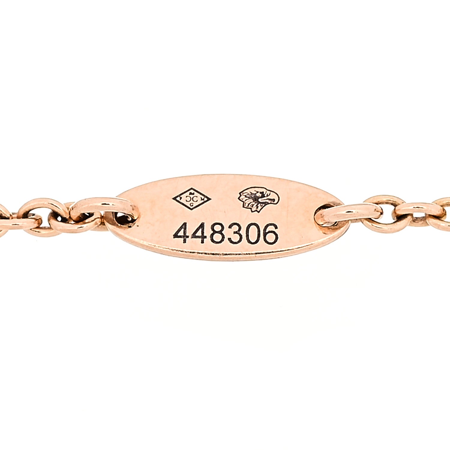Christian Dior 18K Rose Gold Diamond Pink Opal Rose Des Vents Bracelet 5 of 7