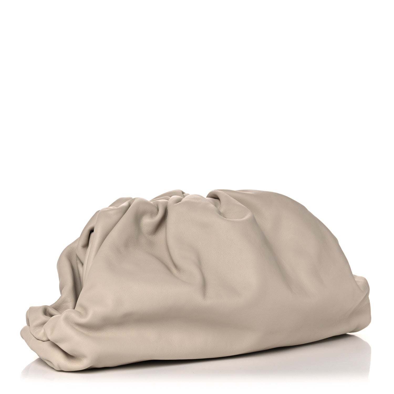 Bottega Veneta Smooth Butter Calf The Pouch Oversized Clutch Mist 3 of 8