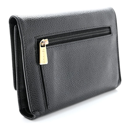 Chanel Caviar Timeless CC Flap Wallet Black 3 of 13