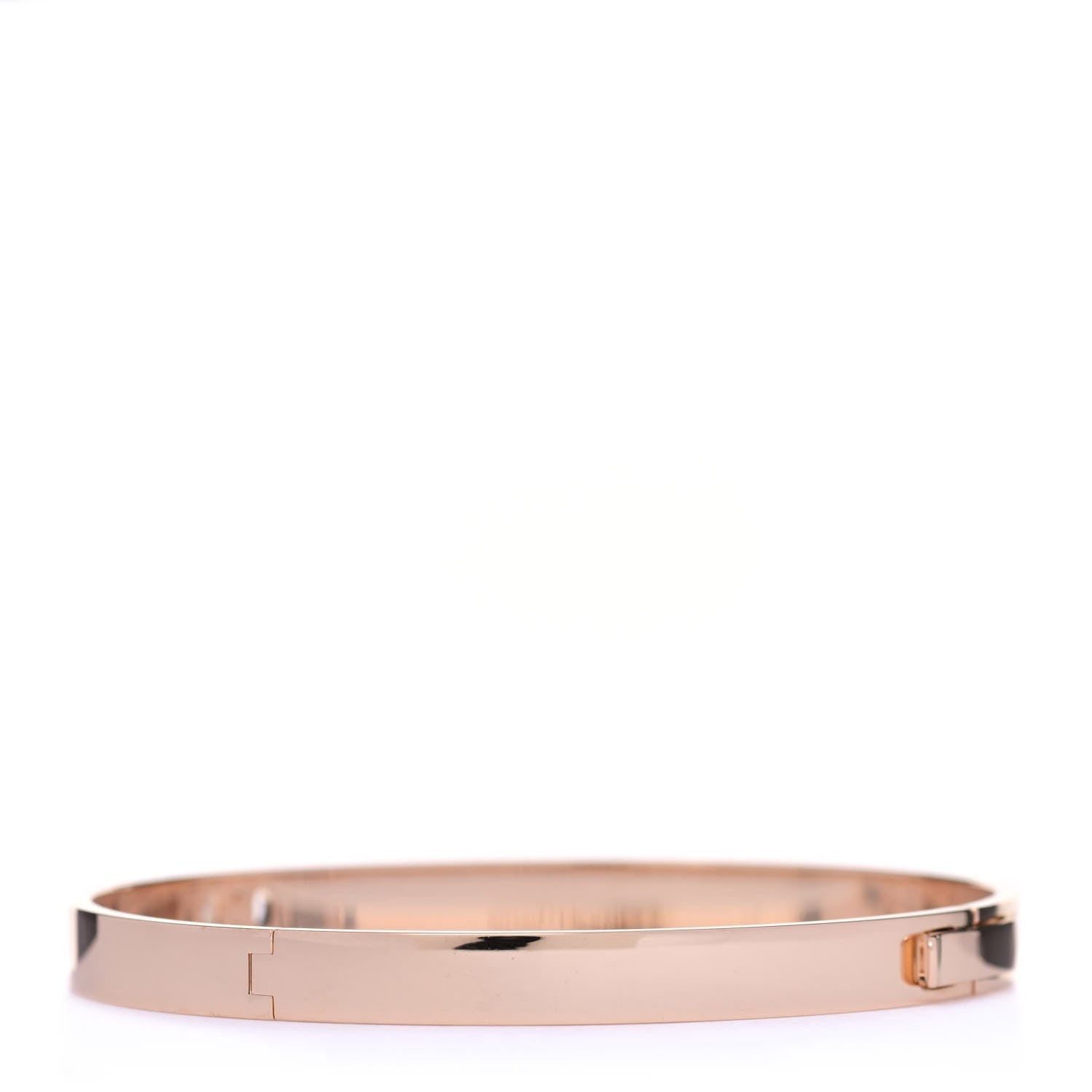 Hermes 18K Rose Gold Diamond PM H D'Ancre Bracelet ST 3 of 5