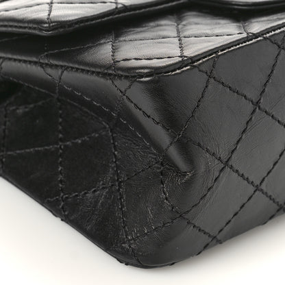 Chanel Aged Calfskin Quilted 2.55 Reissue Mini Flap So Black 8 of 9