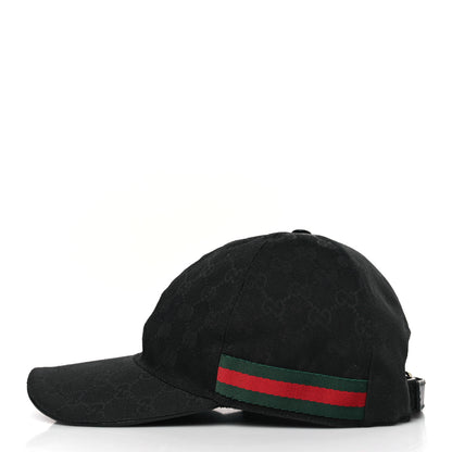 Gucci Monogram Web Baseball Hat L Black 3 of 8