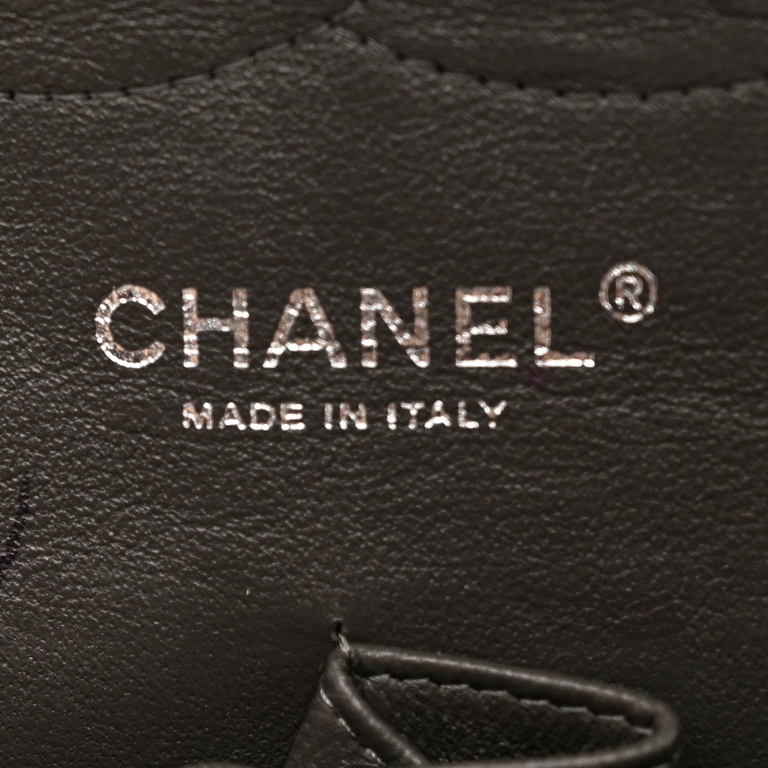 Chanel Caviar Quilted Jumbo Double Flap Grey 13 of 15