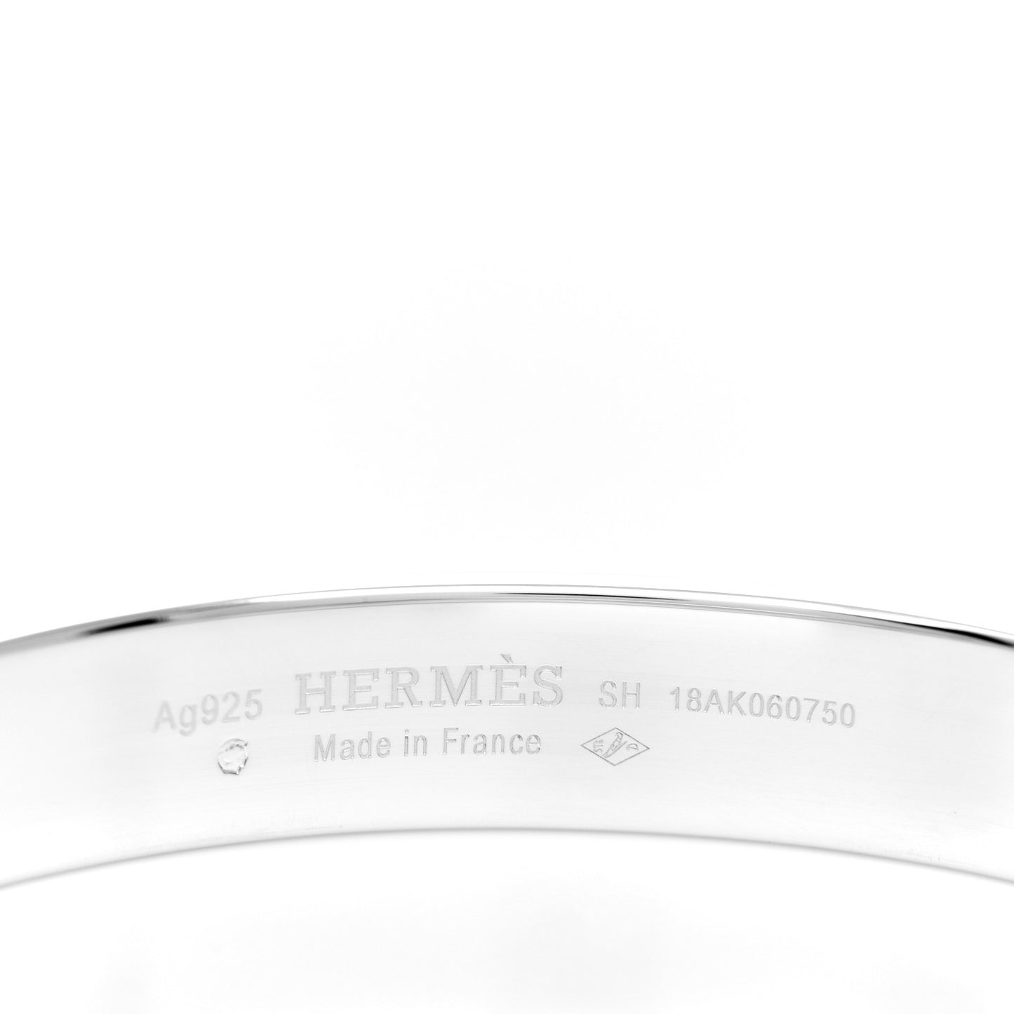 Sterling Silver PM Collier De Chien Bracelet SH