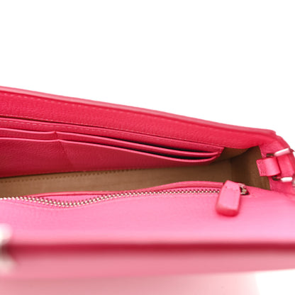 MCM Calfskin Large Patricia Wallet On Chain Pink 11 of 15