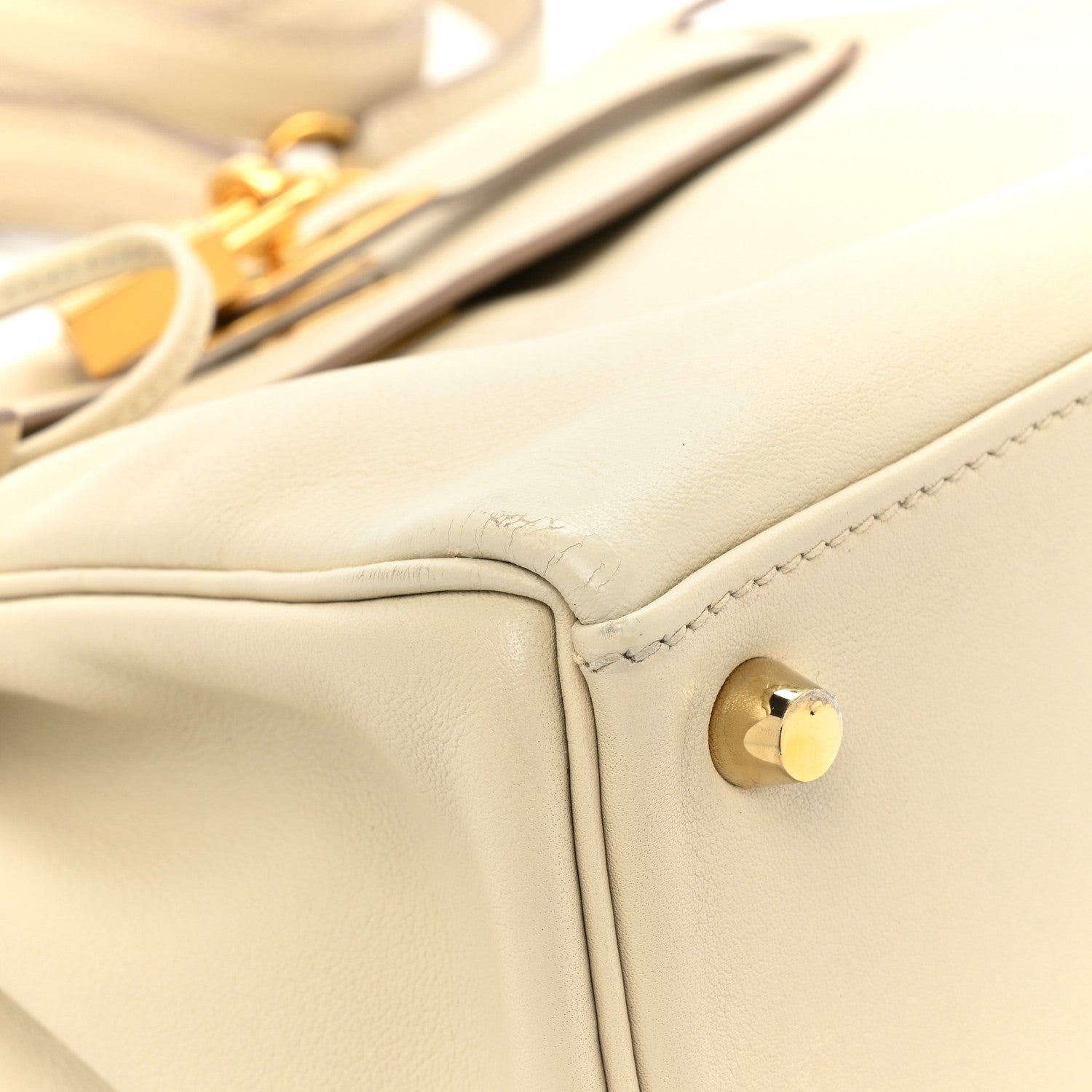 Hermes Swift Kelly Retourne 25 Craie 9 of 20