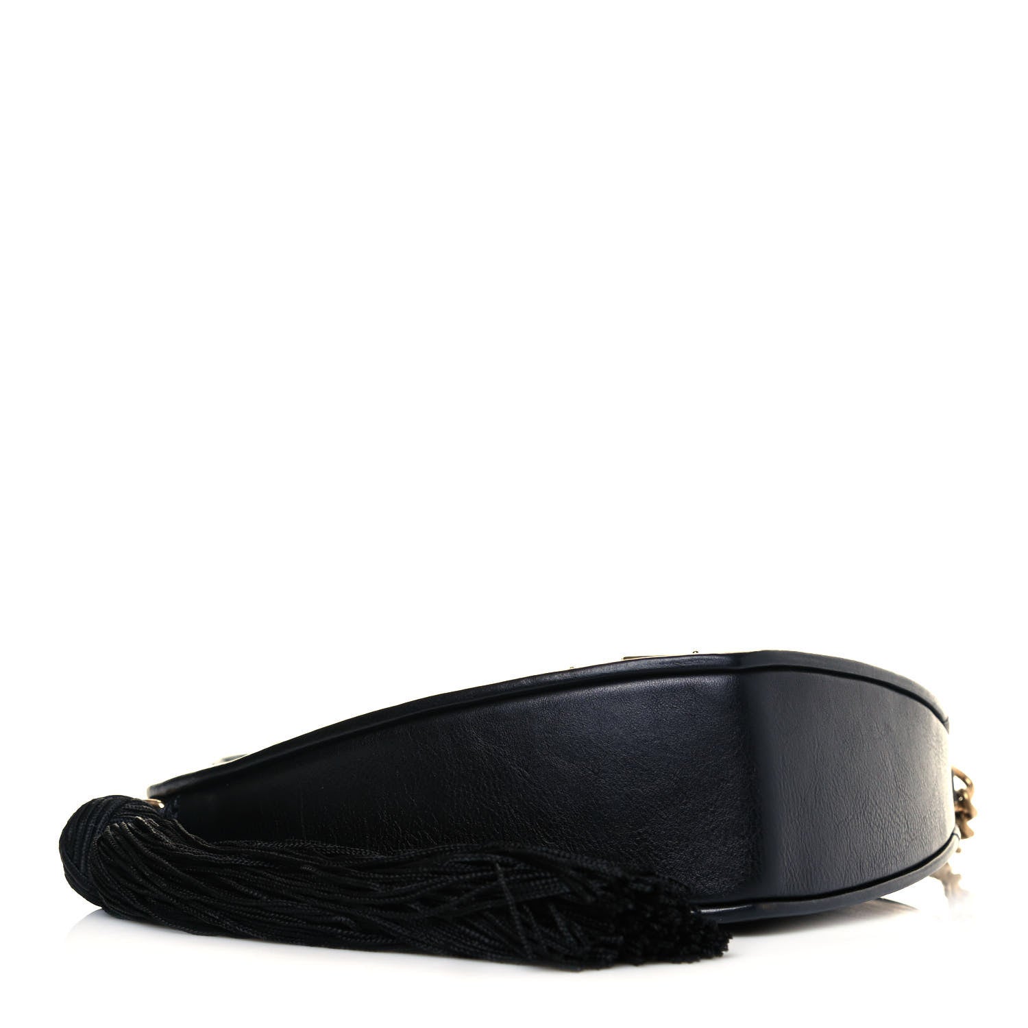 Saint Laurent Calfskin Rock Star Patchwork Monogram Heart Shoulder Bag Black 4 of 9