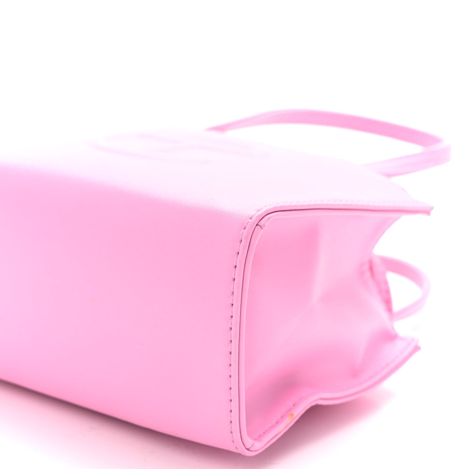 Telfar Vegan Leather Small Shopping Bag Bubblegum 9 of 9