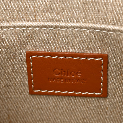 Chloe Cotton Calfskin Medium Woody Ribbon Tote Black 6 of 10
