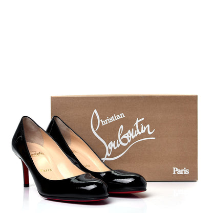 Christian Louboutin Patent Simple 85 Pumps 38 Black 10 of 10