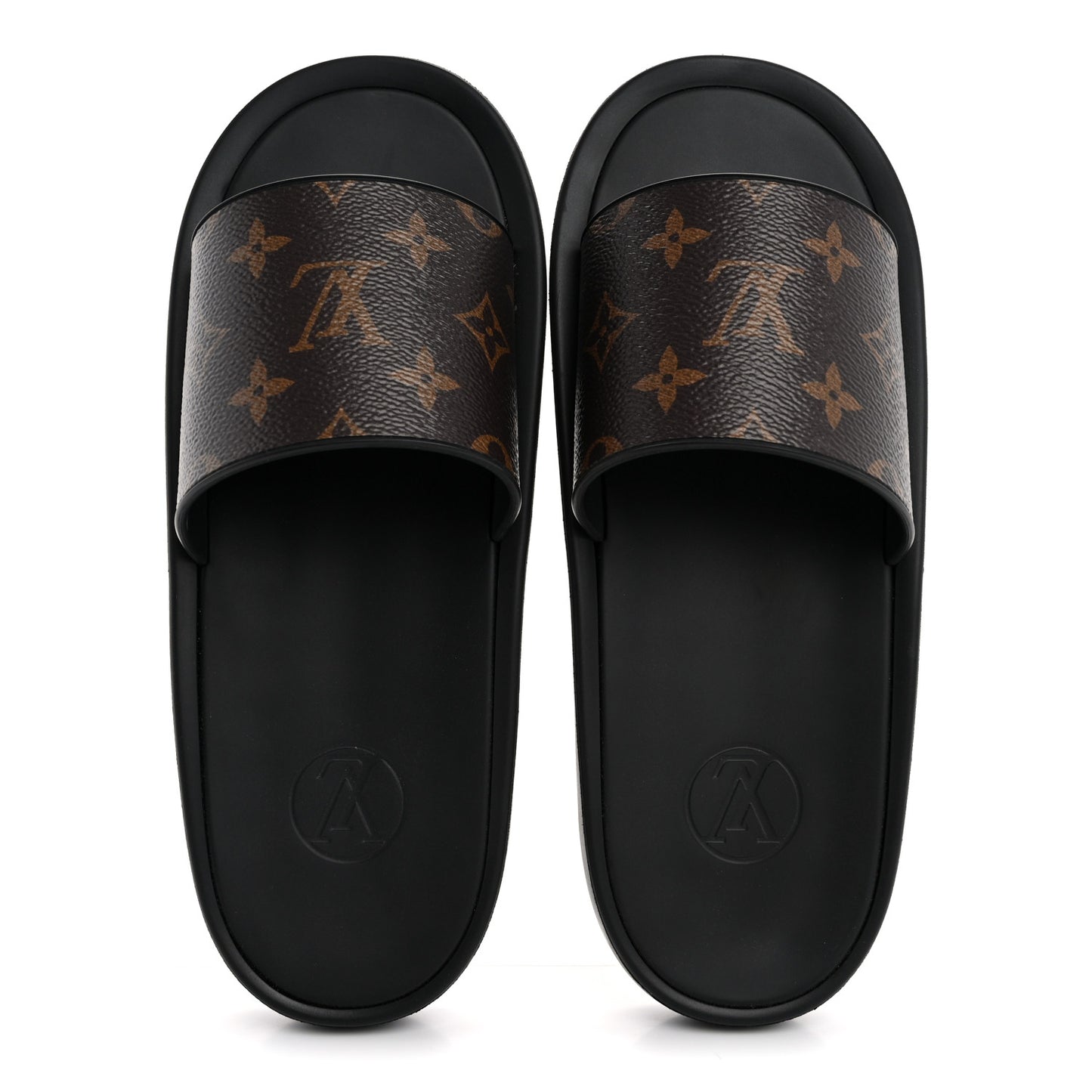 Monogram Sunbath Slide Sandals 38