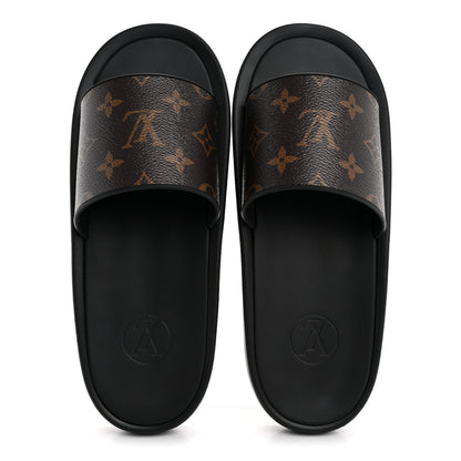 Louis Vuitton Monogram Sunbath Slide Sandals 38 2 of 9