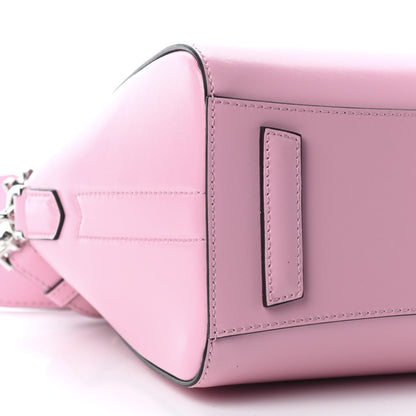 Givenchy Shiny Lord Calfskin Mini Antigona With Chain Baby Pink 8 of 9