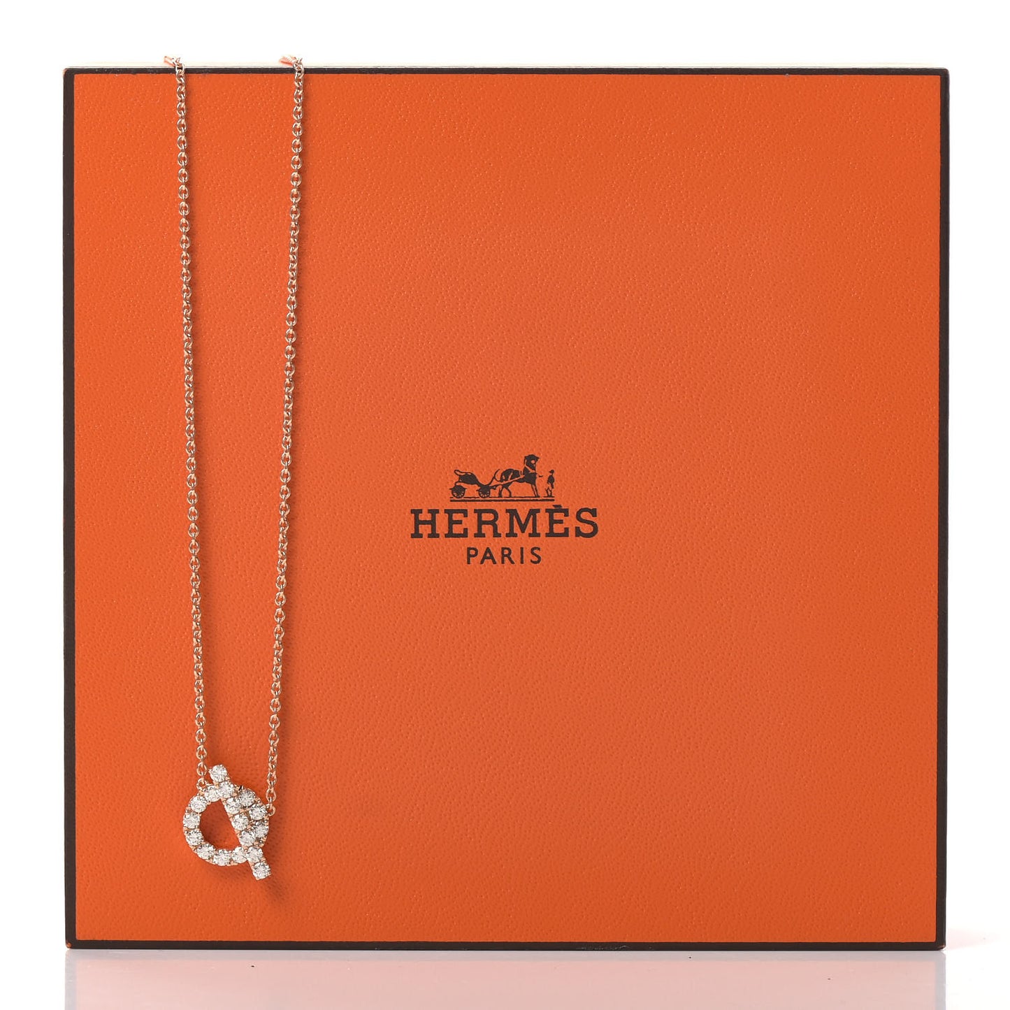 18K Rose Gold Diamond Finesse Pendant Necklace