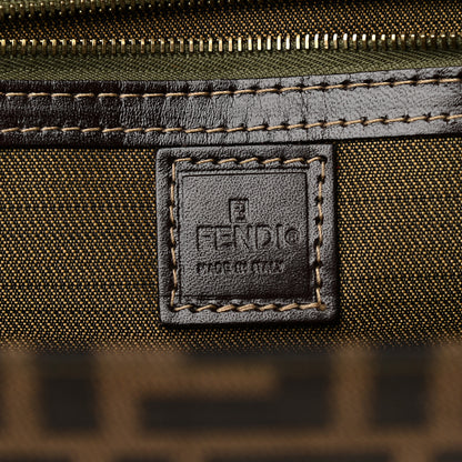 Fendi Zucca Calfskin Shoulder Bag Tobacco 5 of 10