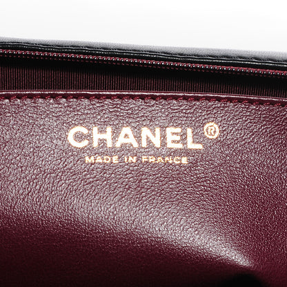 Chanel Washed Lambskin Quilted Maxi Single Flap Black 7 of 8
