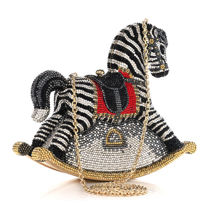 Judith Leiber Crystal Rocking Horse Toby Minaudiere Clutch Multicolor 2 of 13