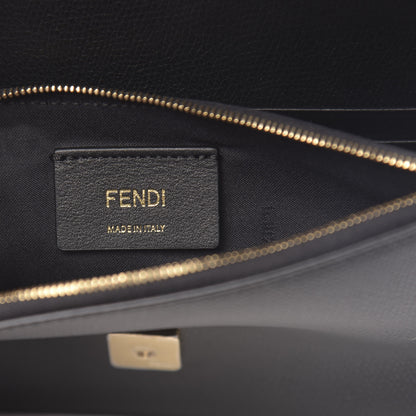 Fendi Vitello Cruise F is Fendi Medium Envelope Wallet on Chain Black 6 of 11