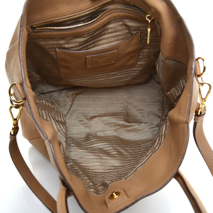 Prada Vitello Daino Shopping Tote Sughero 5 of 8