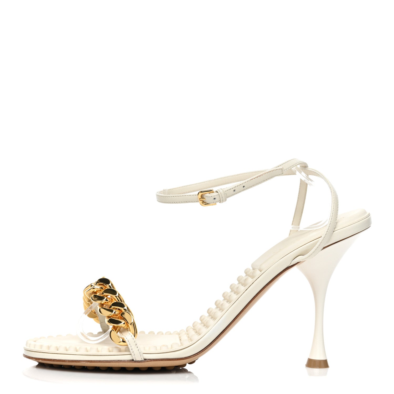 Bottega Veneta Lambskin Dot 90mm Sandals 40 String 1 of 11
