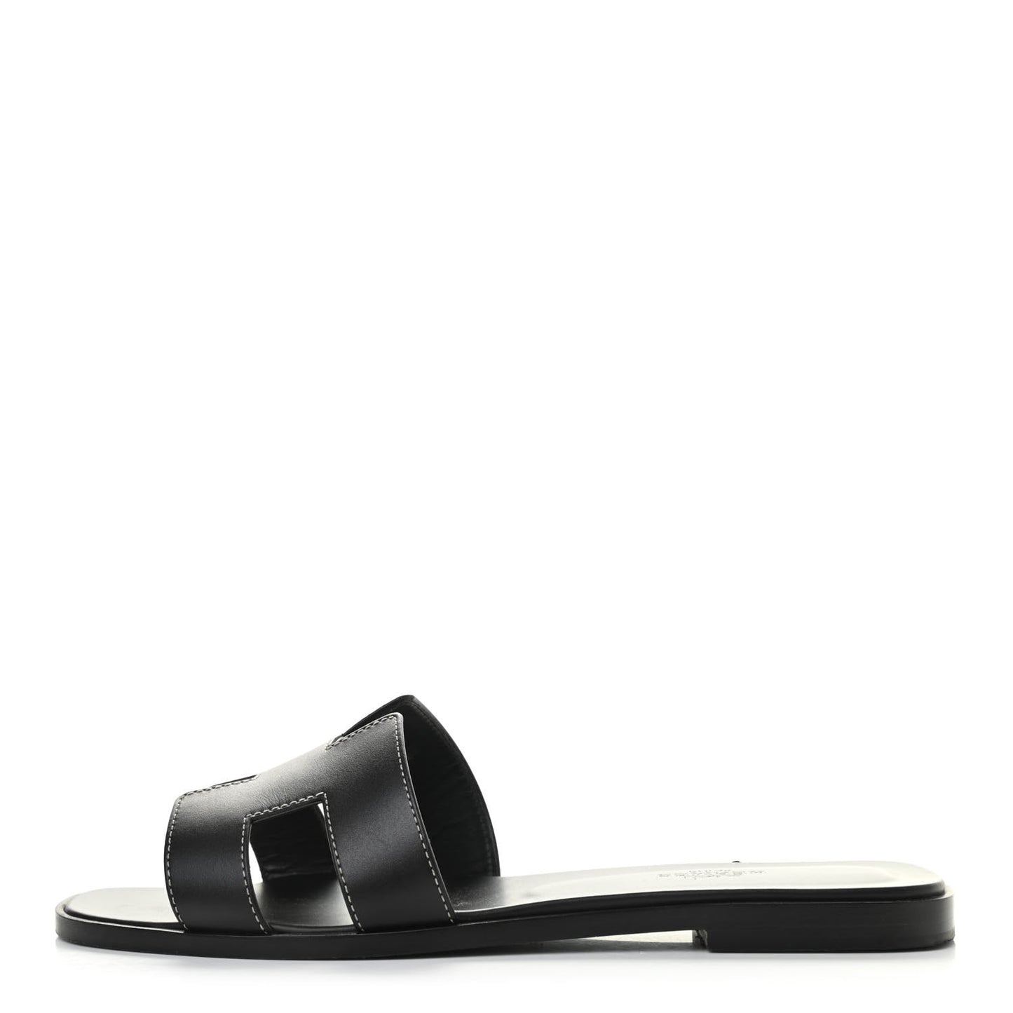 Box Calfskin Oran Sandals 39.5 Black