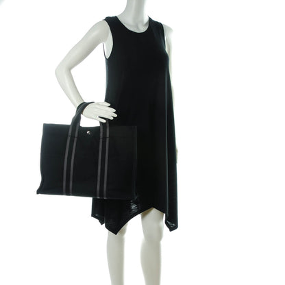 Hermes Canvas Fourre Tout MM Black 2 of 8