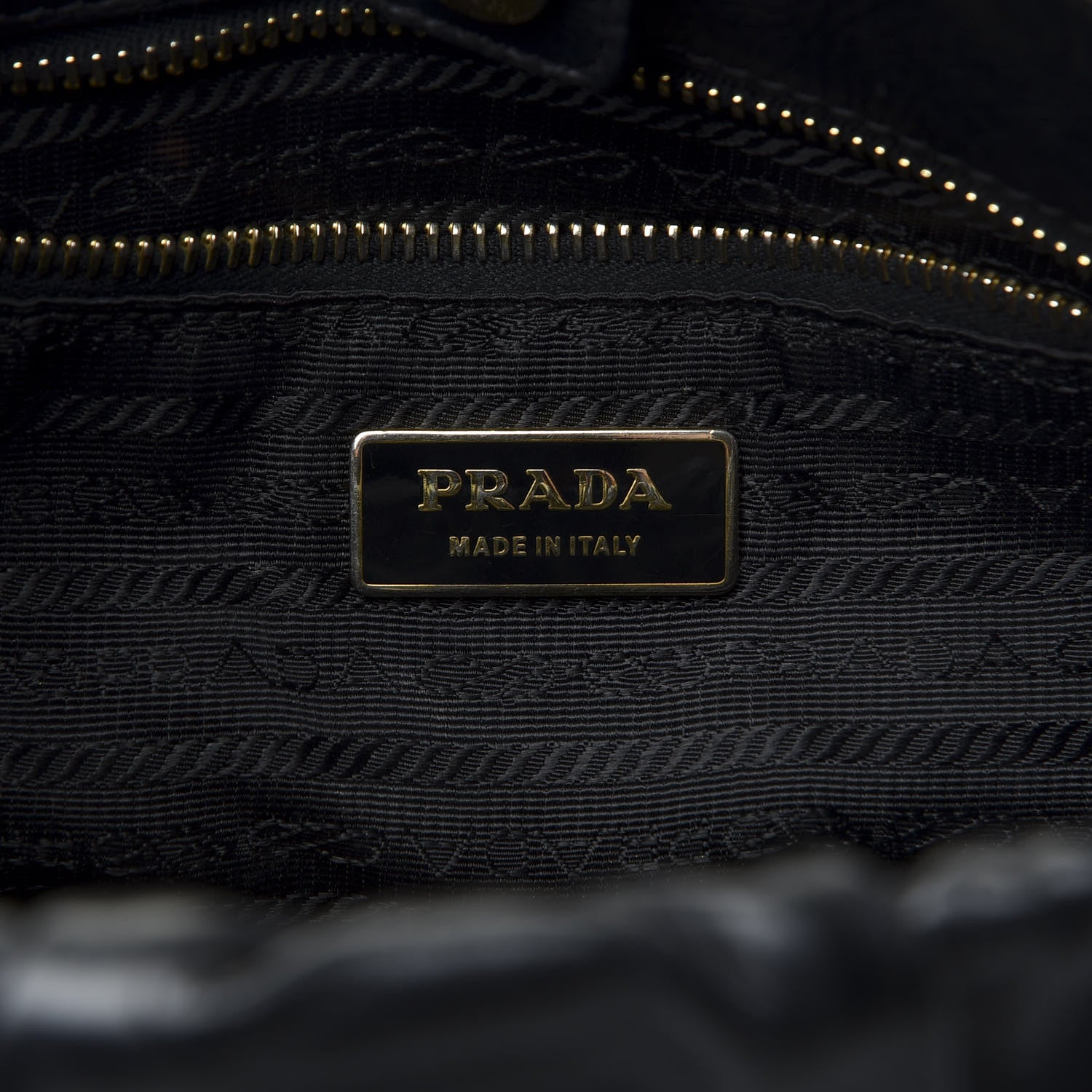Prada Soft Calf Pleated Hobo Black 7 of 8