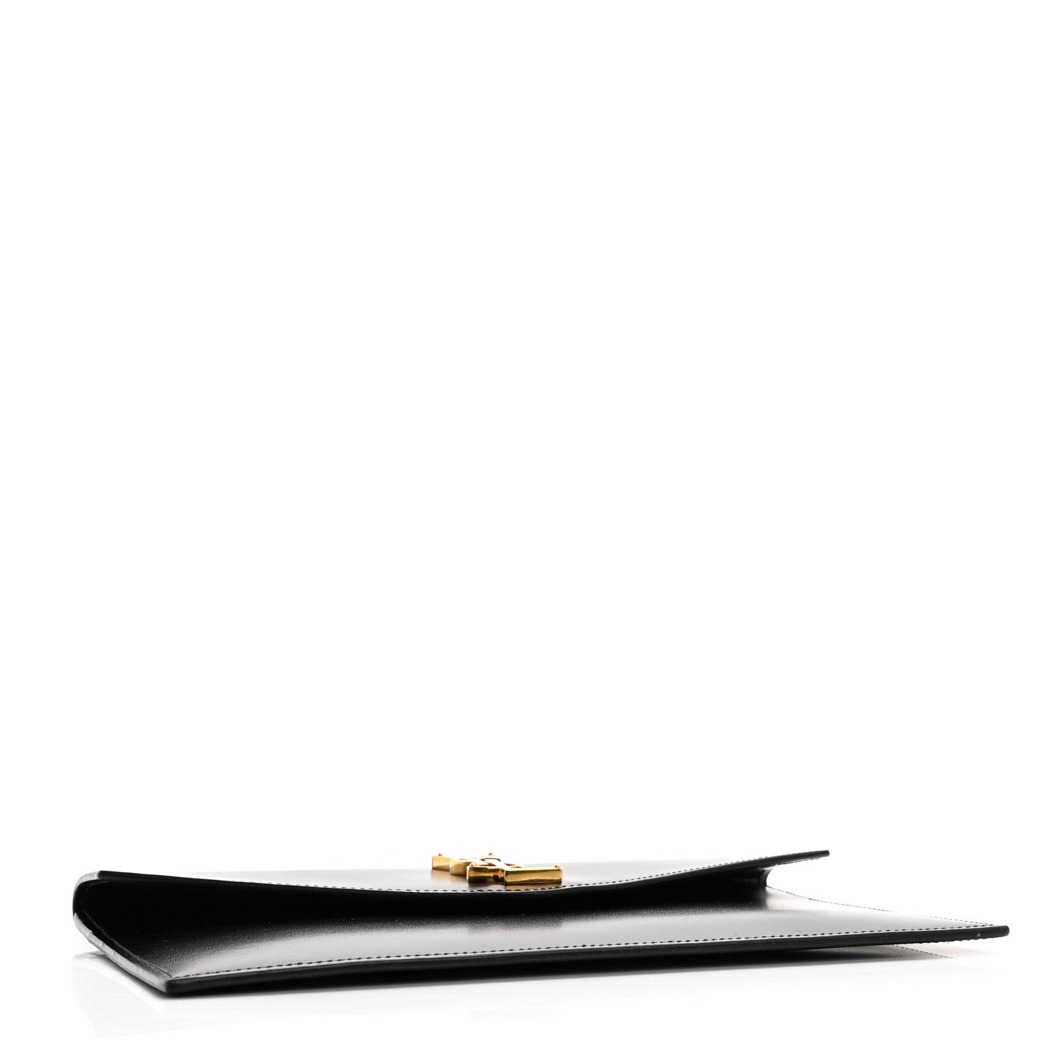 Saint Laurent Smooth Shiny Calfskin Uptown Pouch Black 4 of 8