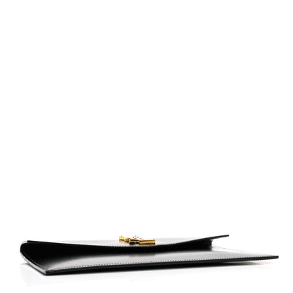 Saint Laurent Smooth Shiny Calfskin Uptown Pouch Black 4 of 8