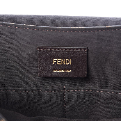 Fendi Zucca Vitello Artic Messenger Bag Tobacco Castagna 6 of 12