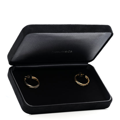 Tiffany 18K Yellow Gold Paloma Picasso Small Melody Hoop Earrings 5 of 5