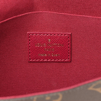 Louis Vuitton Monogram Pochette Felicie Chain Wallet Fuchsia 8 of 19